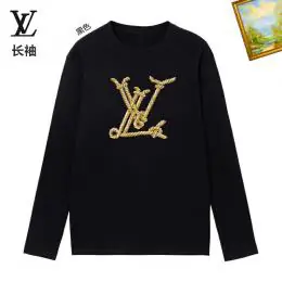 louis vuitton lv t-shirt manches longues pour unisexe s_12604ab